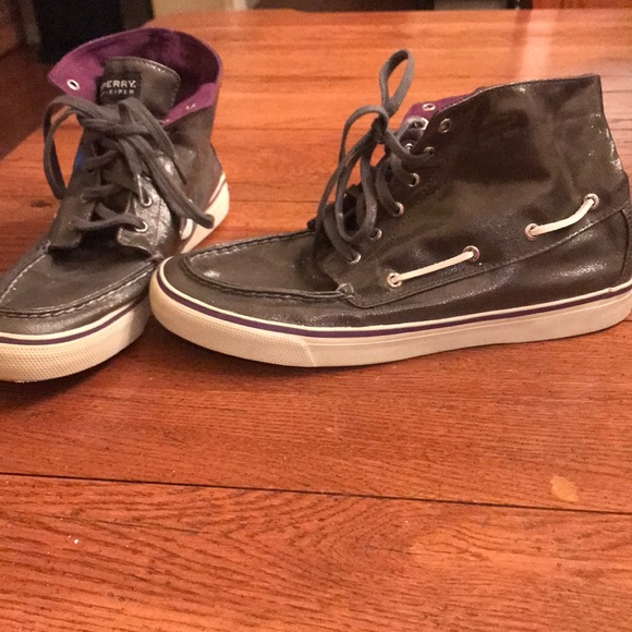 High top metallic sperry top-sider - Picture 2 of 4